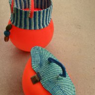 2016 Buoy Bags, Buoys, rope floats, hook. 45 x 23cm and 32 x 35 x 23cm