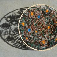 2015 Willow, wire, polypropylene string. 50 x 7cm